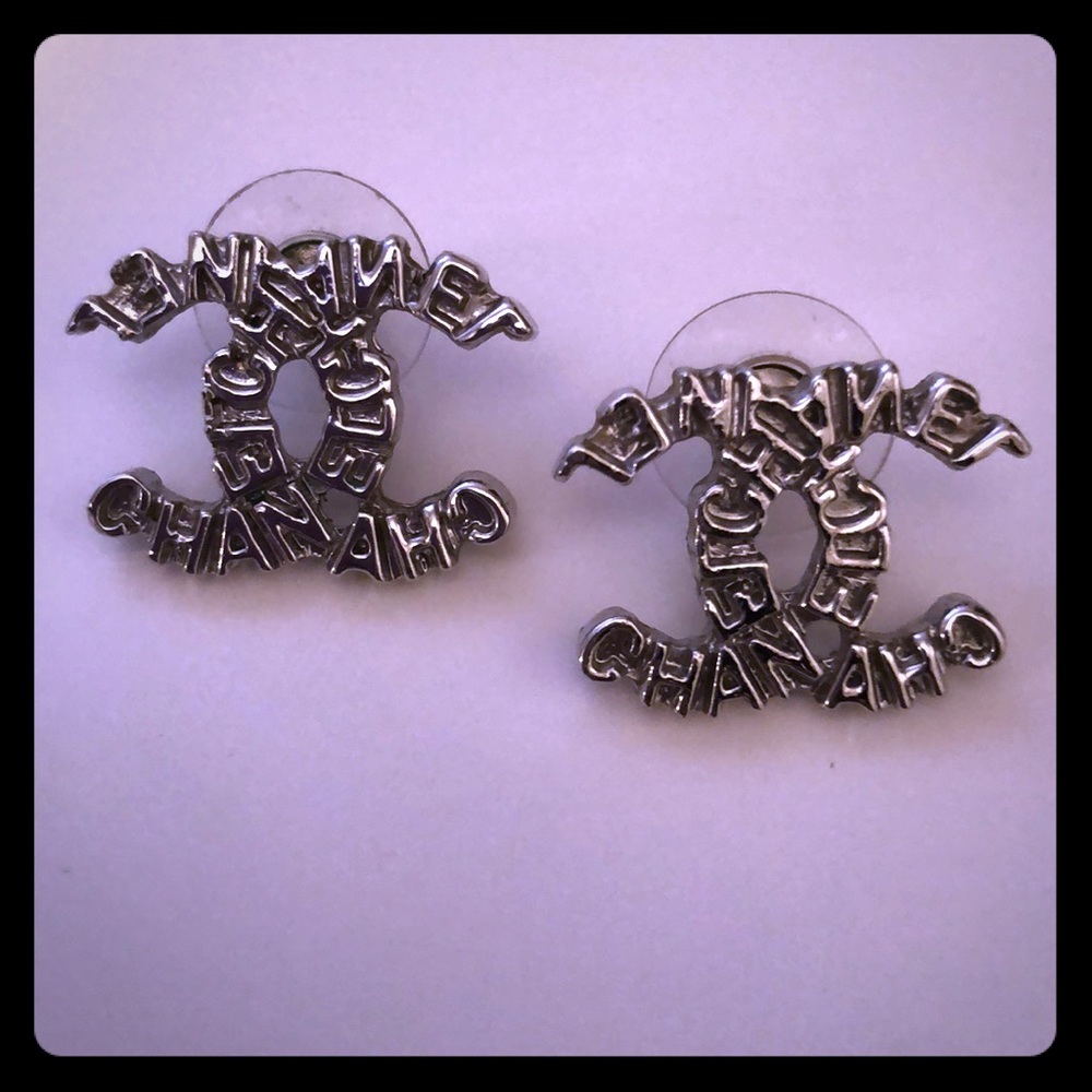 Designer Inspired Earrings - Silver